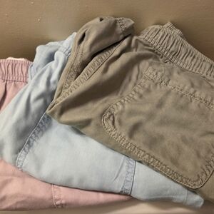 Bundle Of 3. C&C California Womans XL Shorts - Lavender, Light Blue, Olive Green